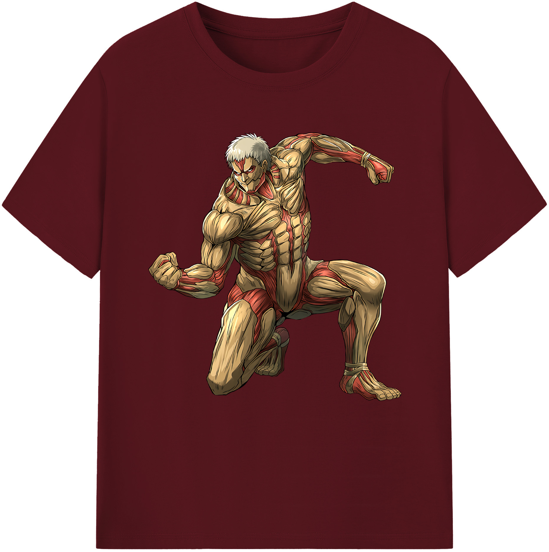 （画像用） 進撃の巨人 Attack on Titan 綿100％半袖Tシャツ（フロントプリント）